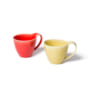 Våg Pair coffee cup<br>ヴォーグ　ペアコーヒーカップ（Red×Yellow)